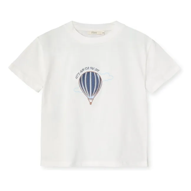 Camiseta Sommer Balloon Algodón orgánico | Blanco