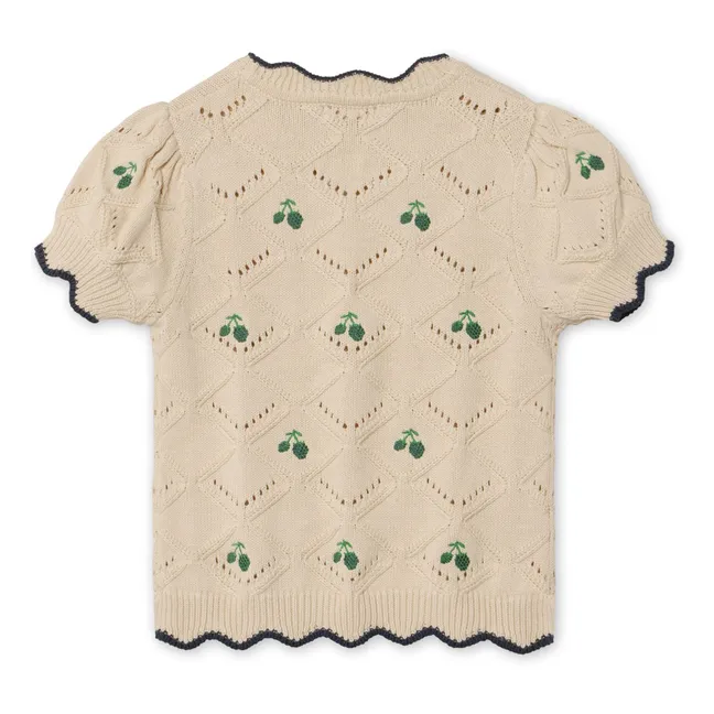 T-Shirt Mela Mesh Bio-Baumwolle | Seidenfarben
