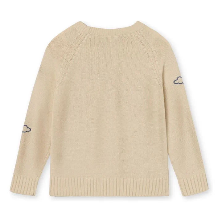 Magic Icon organic cotton sweater | Ecru- Product image n°1