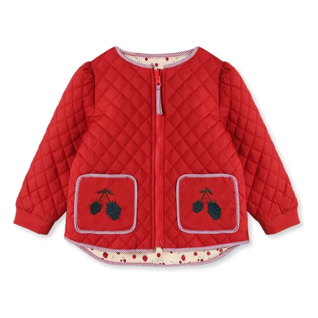 Jacke Kota Berry Bio-Baumwolle | Rot