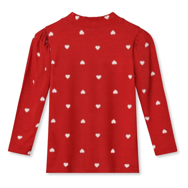 Camiseta Kelly Puff Fibras recicladas | Rojo