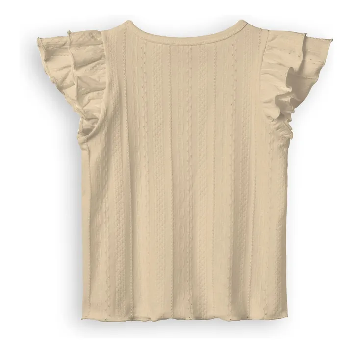 Gabby organic cotton T-shirt | Ecru- Product image n°1