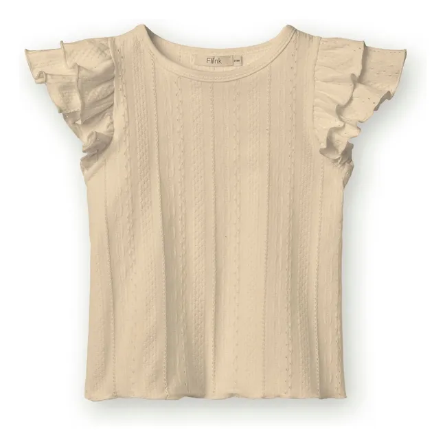 Camiseta Gabby de algodón orgánico | Crudo