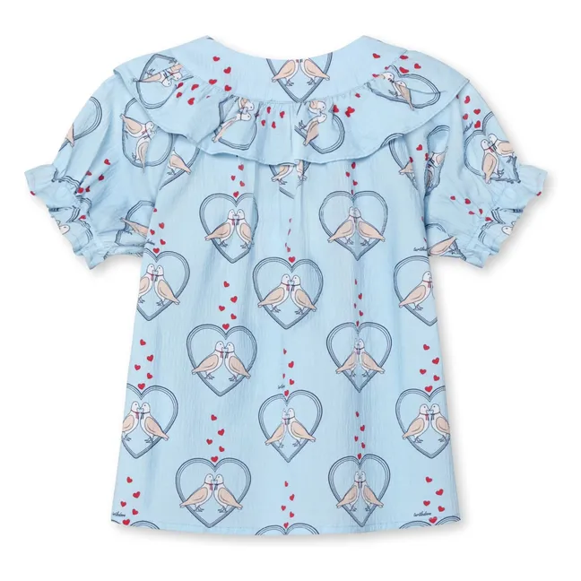 Camicetta Colomba | Azzurro