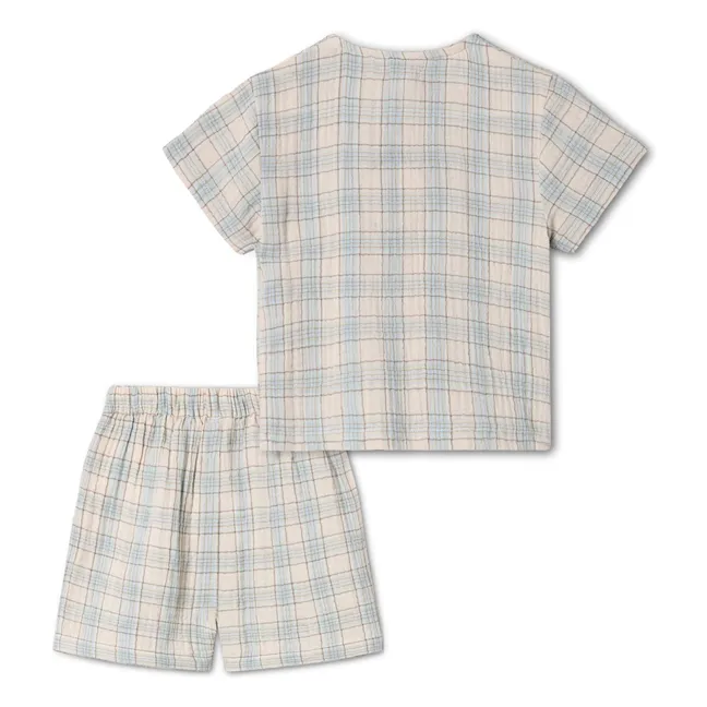 Blouse and Short Cha Cha set | Ecru