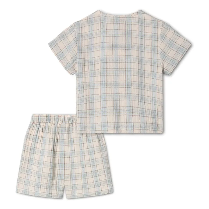 Ensemble Blouse et Short Cha Cha | Ecru- Image produit n°3