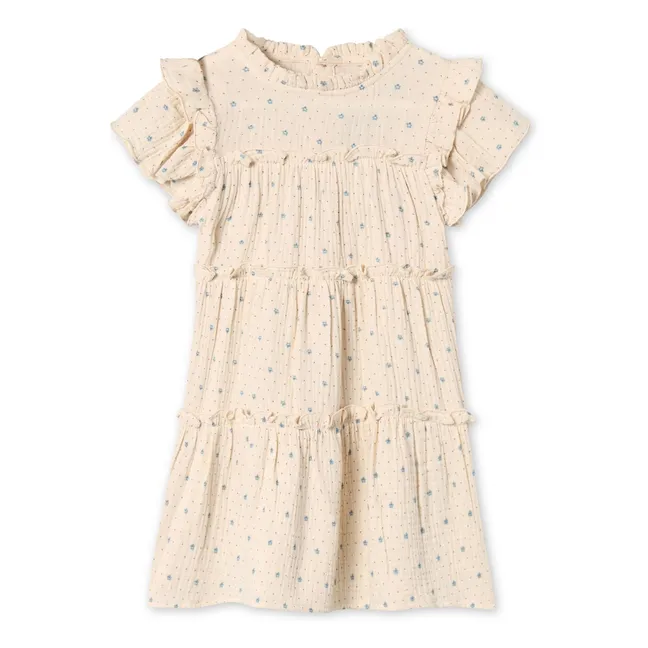 Vestido floreciente | Crudo