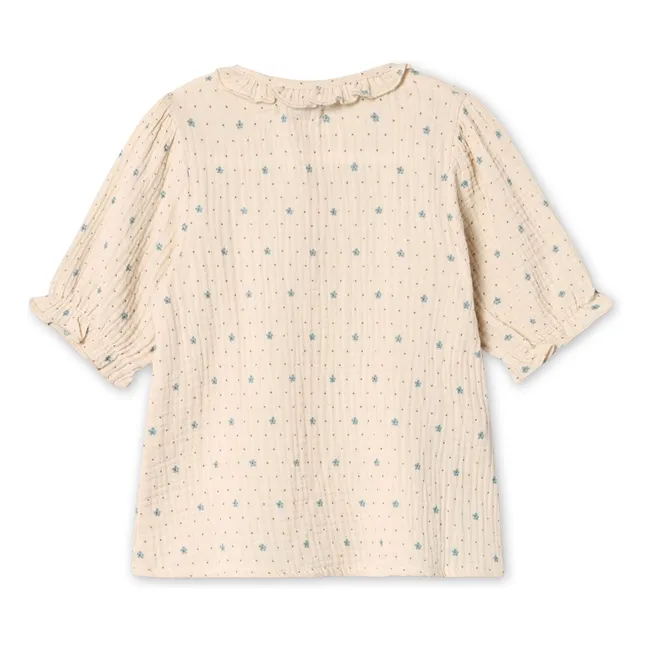 Blooming-Bluse | Seidenfarben