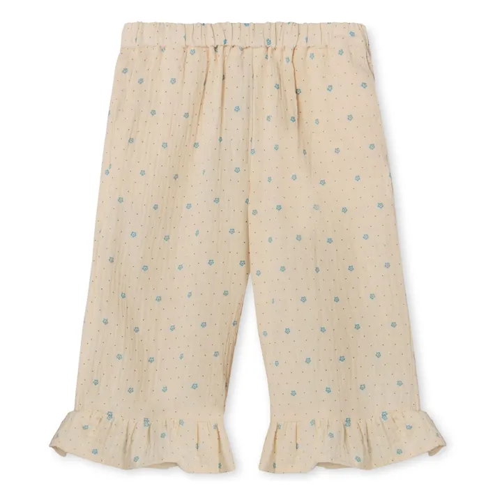 Pantalon Volants Blooming | Ecru- Image produit n°0