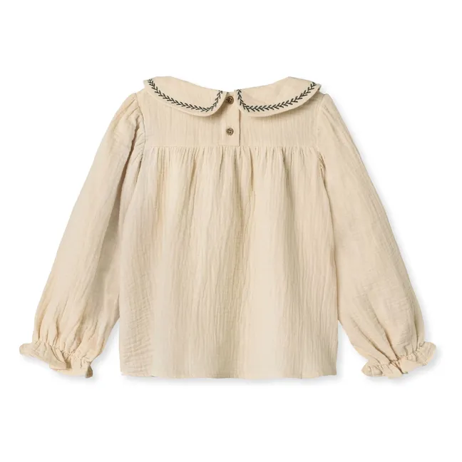 Bluse Amour  | Seidenfarben