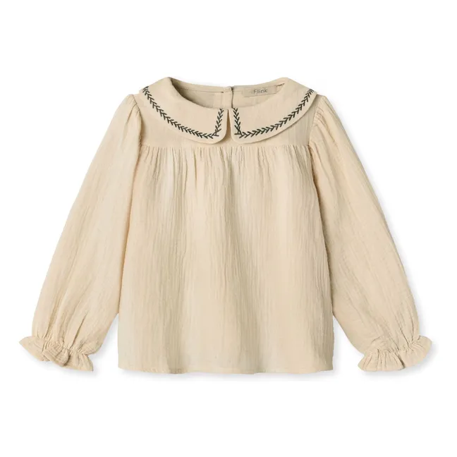 Bluse Amour  | Seidenfarben
