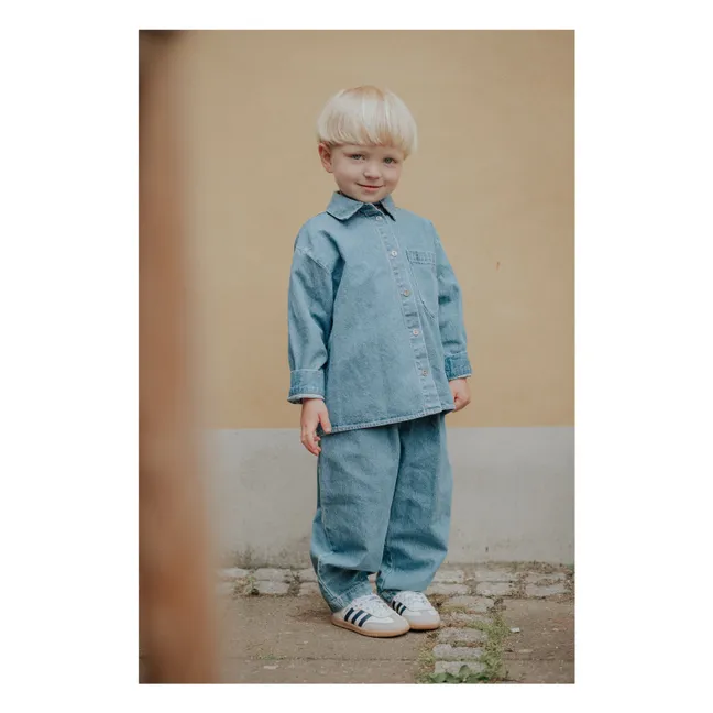 Don pants | Denim blue