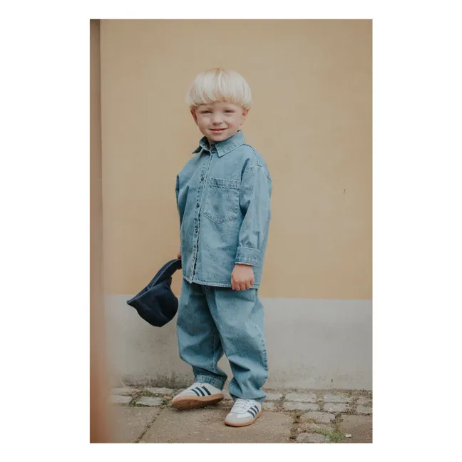 Don pants | Denim blue