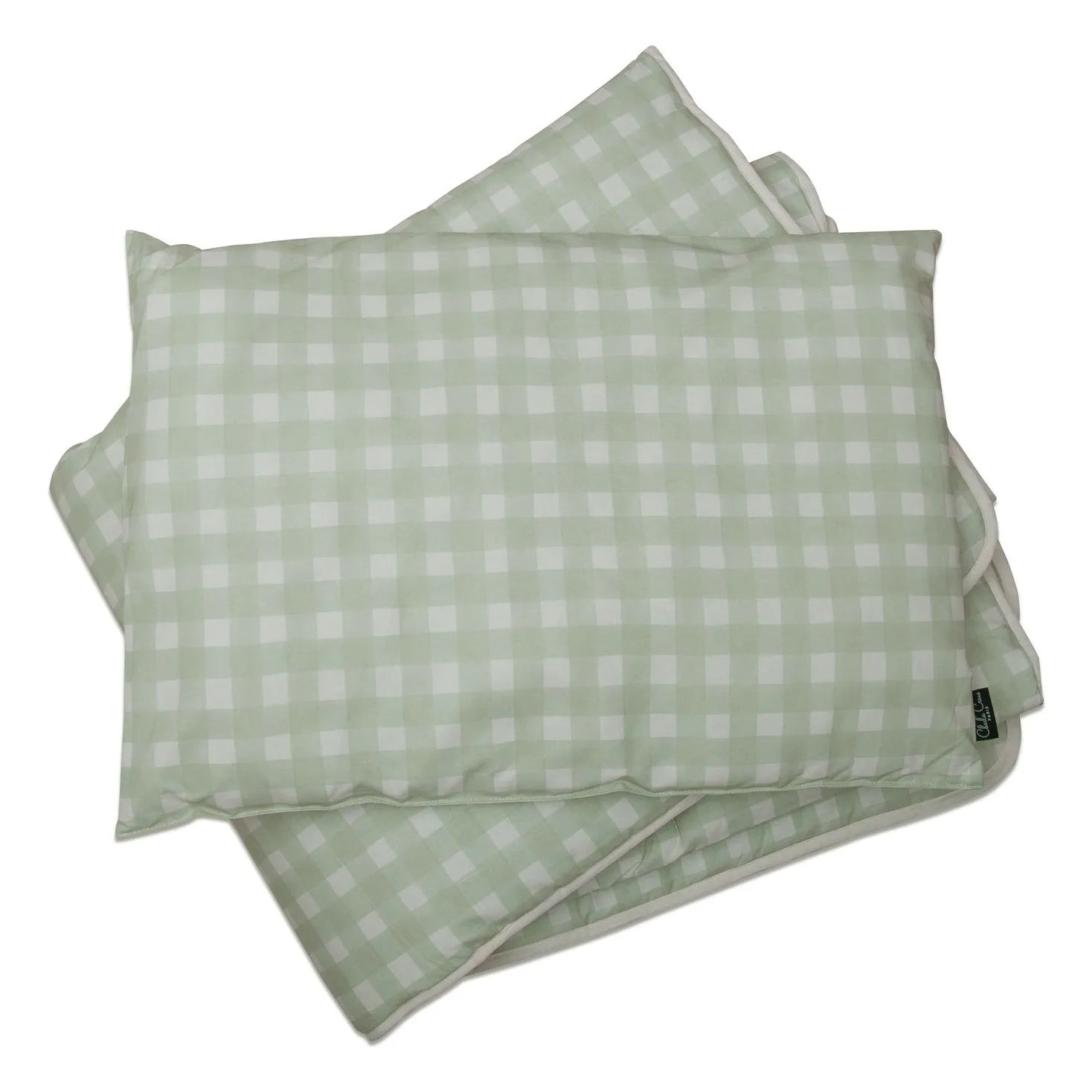Charlie Crane Green Comforter & Pillow Doli - X Mues Design