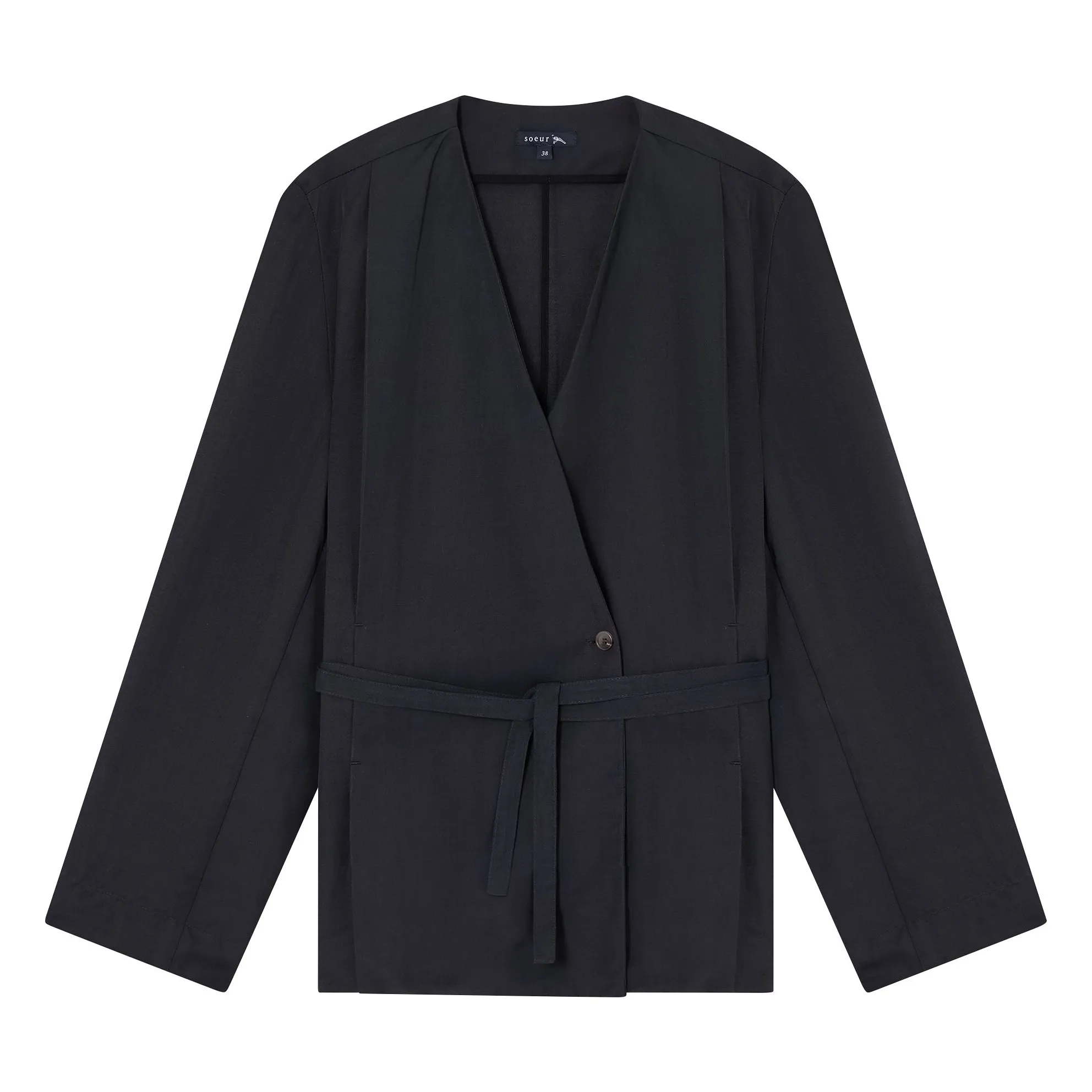Soeur Navy Blue Dandy Jacket