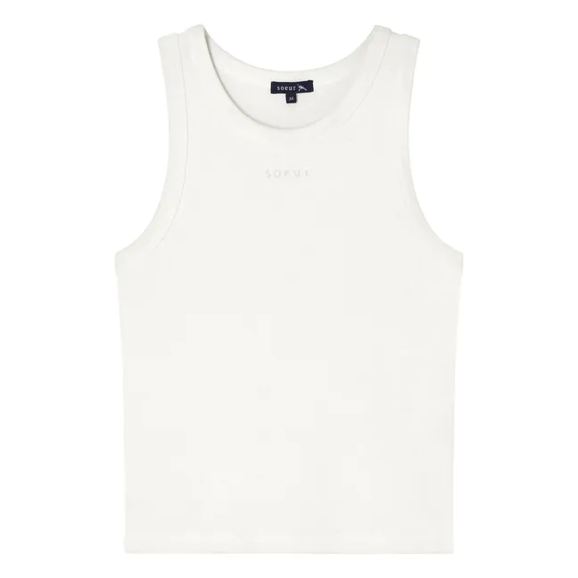 Débardeur Dolly Coton Bio | Blanc