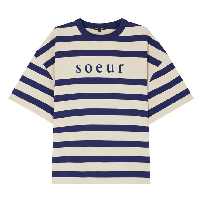 Adam Organic cotton T-shirt | Navy blue