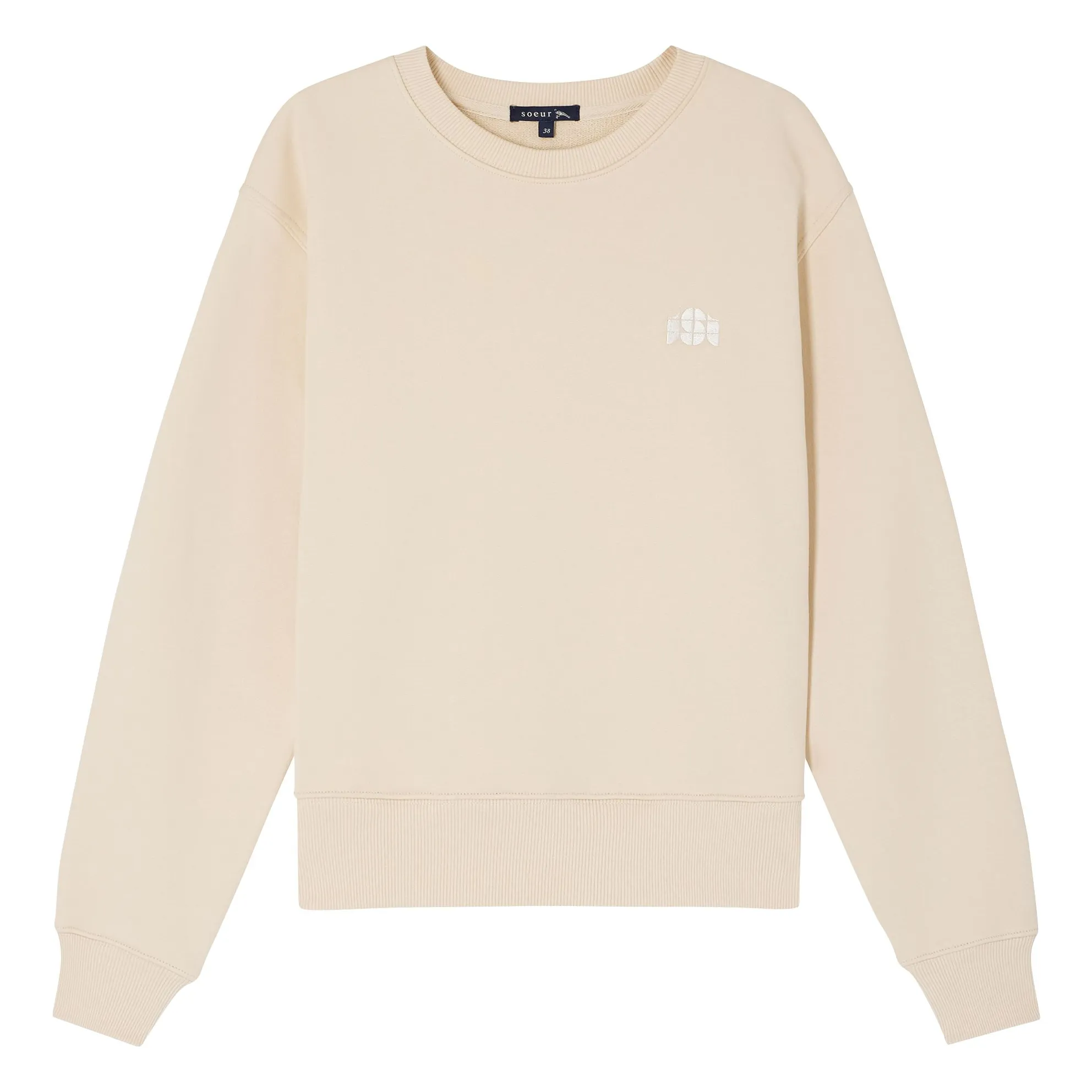 Soeur Cream Donatien Organic Cotton Sweatshirt