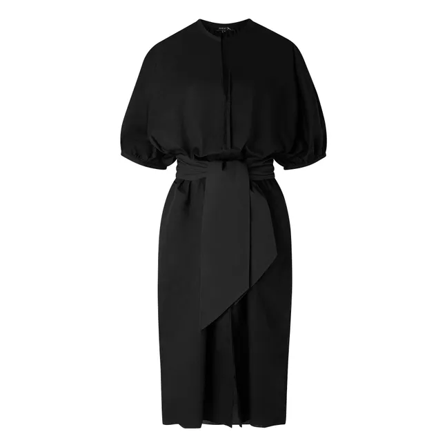Vestido Alger de algodón orgánico | Negro