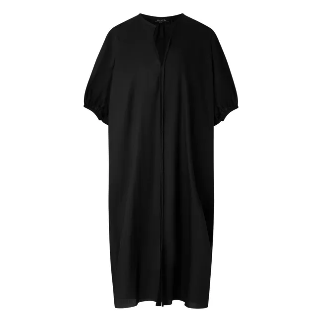 Vestido Alger de algodón orgánico | Negro
