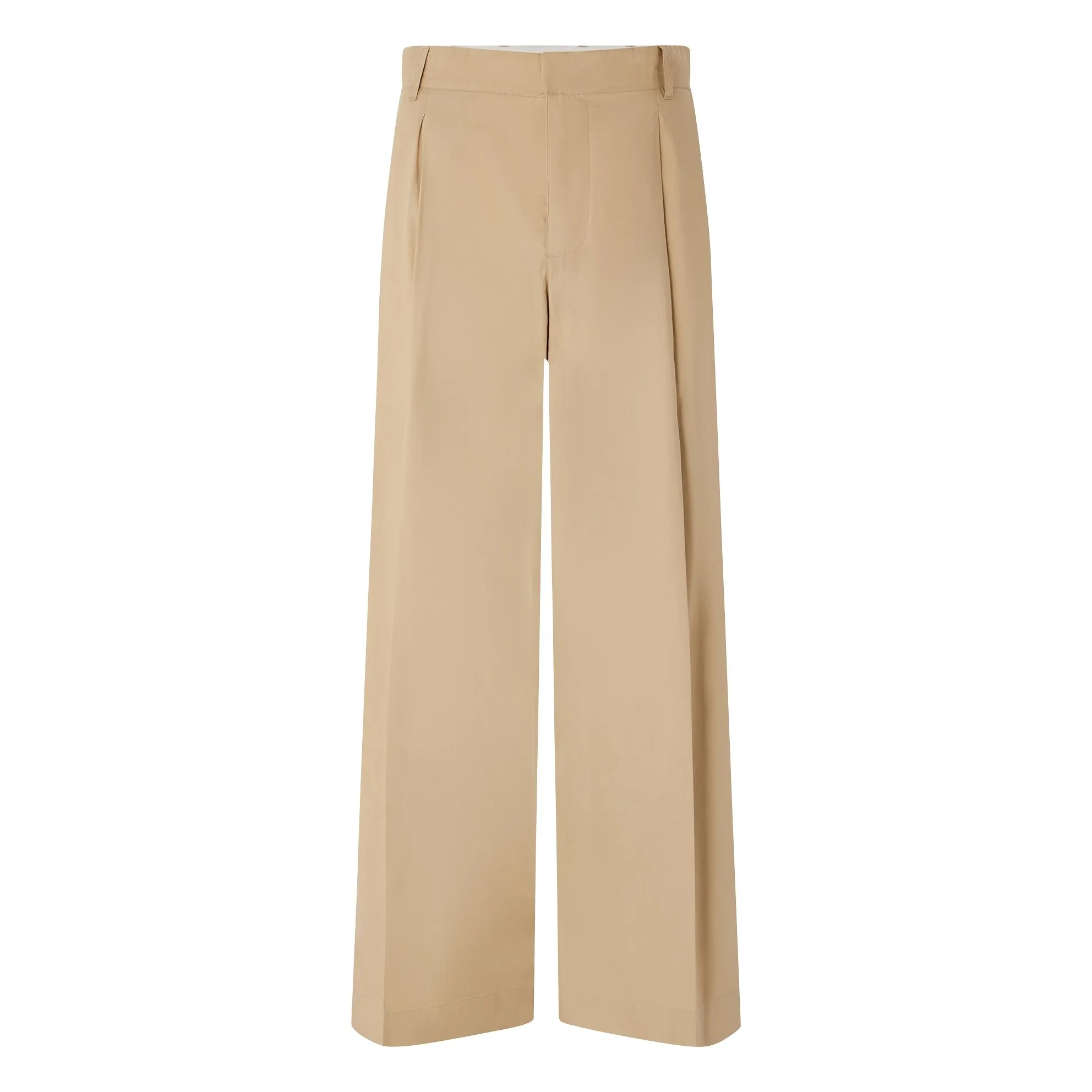 Soeur Dark Beige Devy Organic Cotton Pants