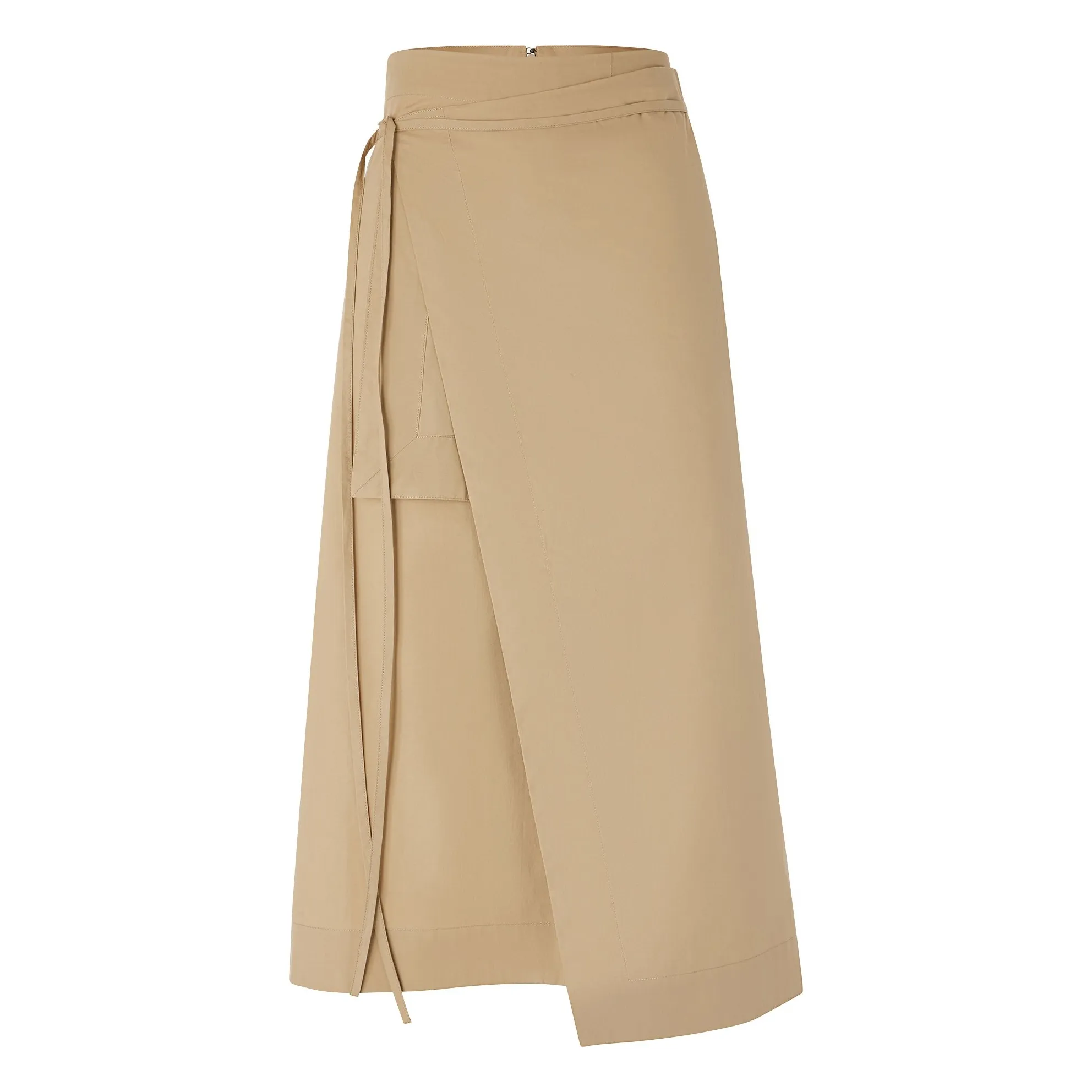 Soeur Dark Beige Dolce Organic Cotton Skirt