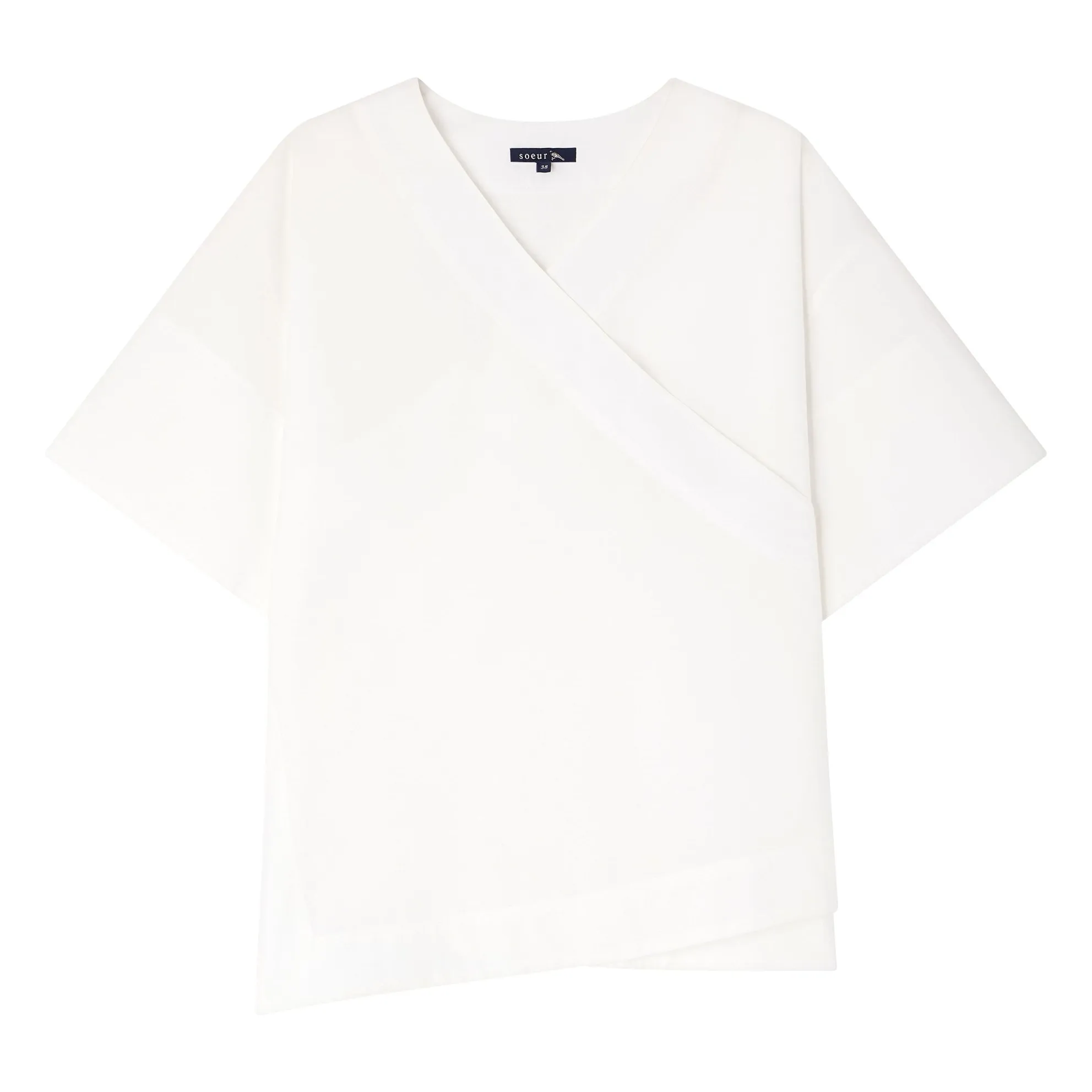 Soeur Off White Eager Organic Cotton Blouse