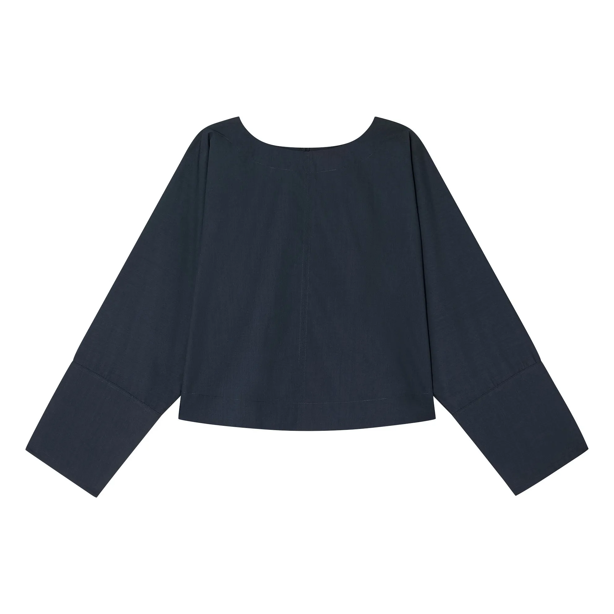 Soeur Midnight Blue Armand Organic Cotton Blouse