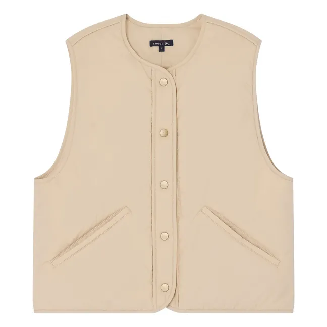 Ärmellose Jacke Desmond | Beige