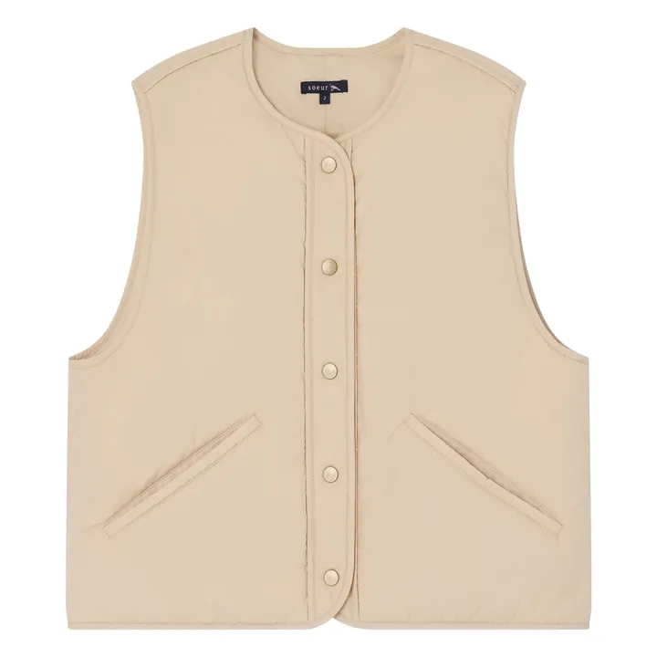 Veste Sans Manches Desmond | Beige- Image produit n°0