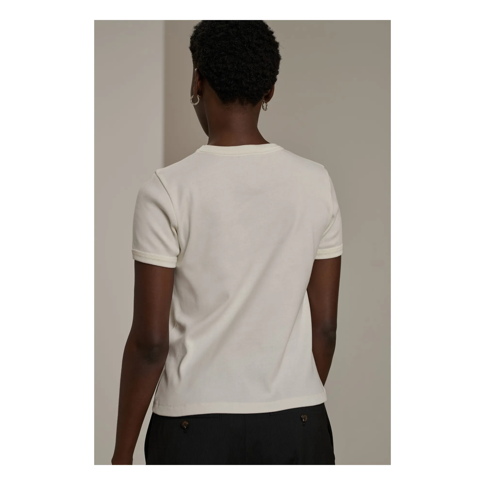 T-shirt Aristide Coton Bio | Blanc- Image produit n°3