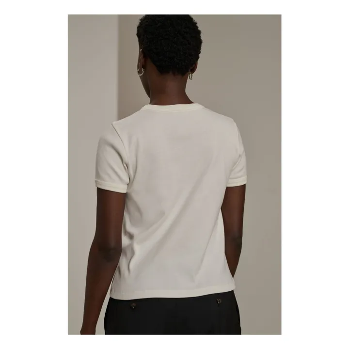 T-shirt Aristide Coton Bio | Blanc- Image produit n°3