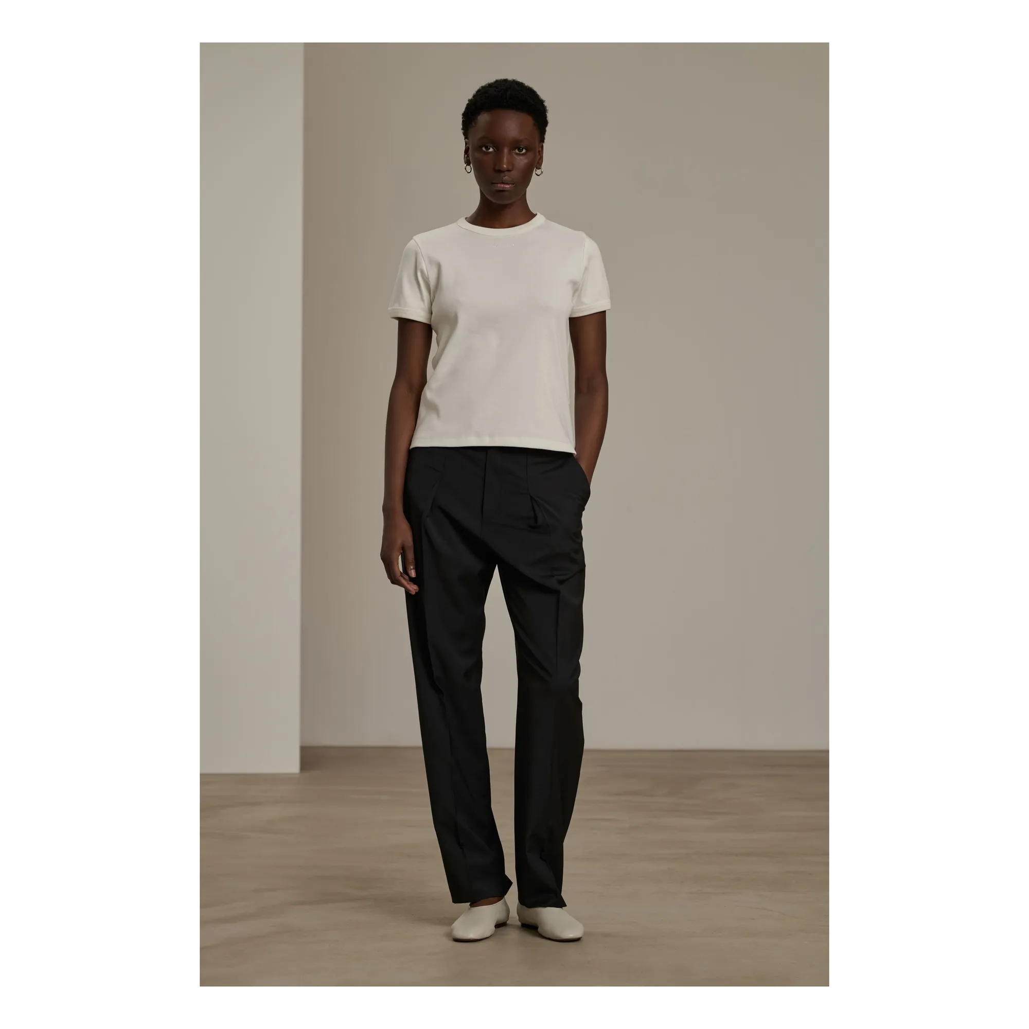 T-shirt Aristide Coton Bio | Blanc- Image produit n°2