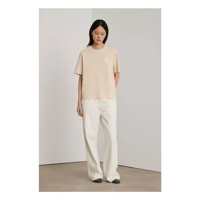 T-Shirt Eileen Bio-Baumwolle | Cremefarben