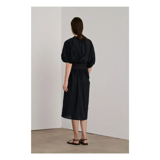 Vestido Alger de algodón orgánico | Negro