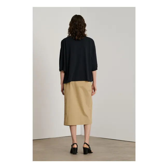 Dolce Rock aus Bio-Baumwolle | Dunkelbeige