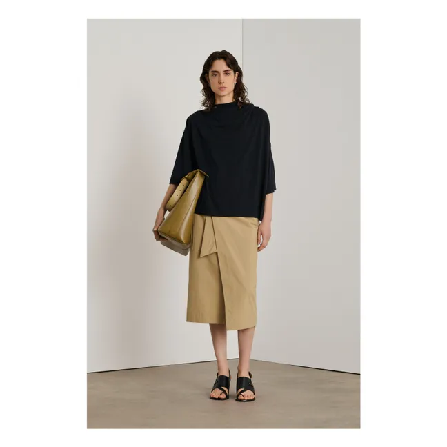 Falda Dolce Algodón orgánico | Beige obscuro