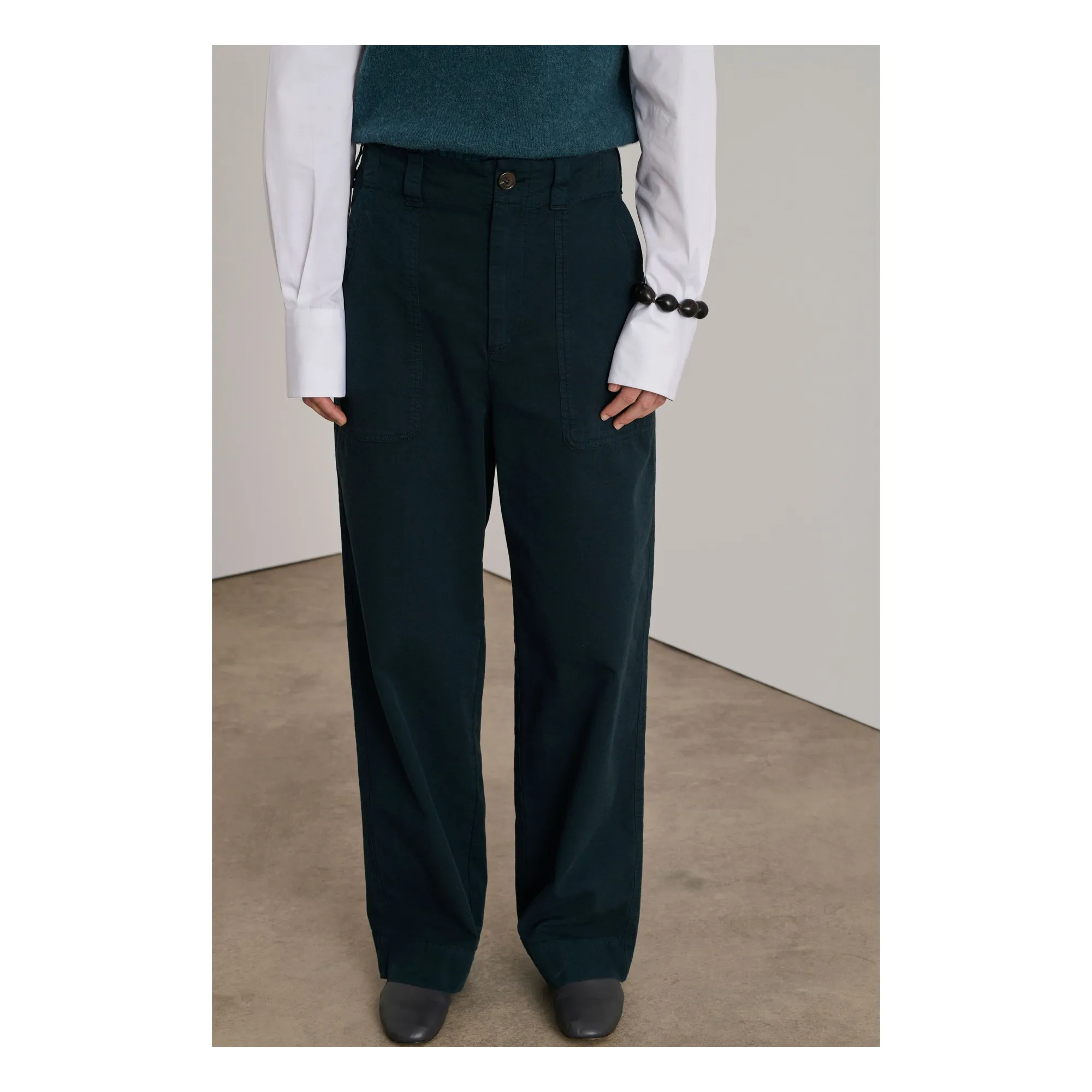 Soeur Navy Blue Darryl Pants