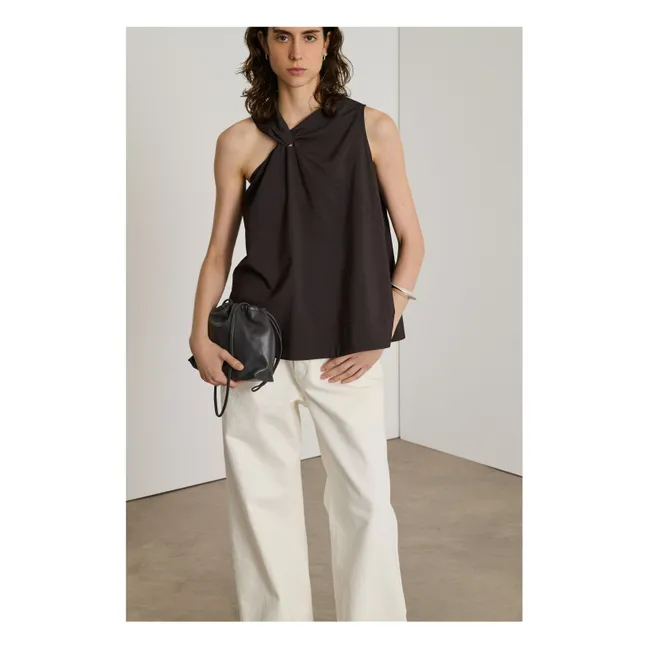 Top Enora | Marrón