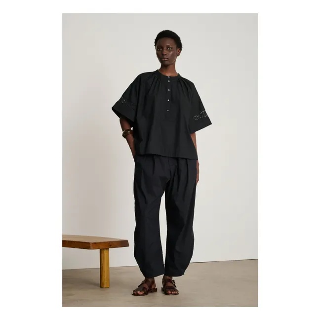 Bluse Albane | Schwarz
