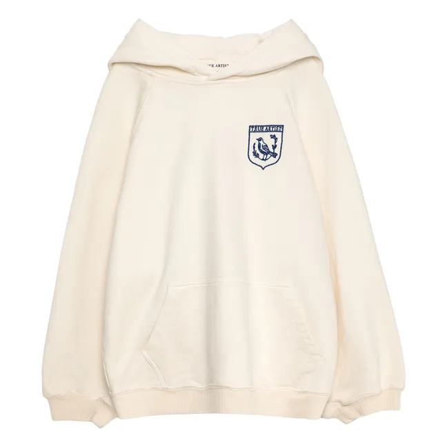 Sudadera con capucha N°08 | Crudo