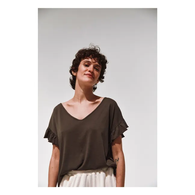 T-Shirt Babio Bio-Baumwolle | Anthrazit