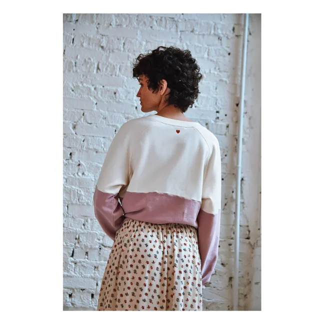 Sweatshirt Bahamas Bio-Baumwolle | Flieder