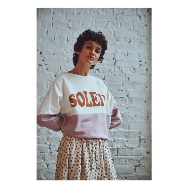Sweat Bahamas Coton Bio | 	Lilas