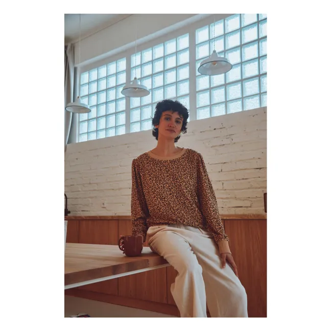 Sweatshirt Bela Frottee | Leopard