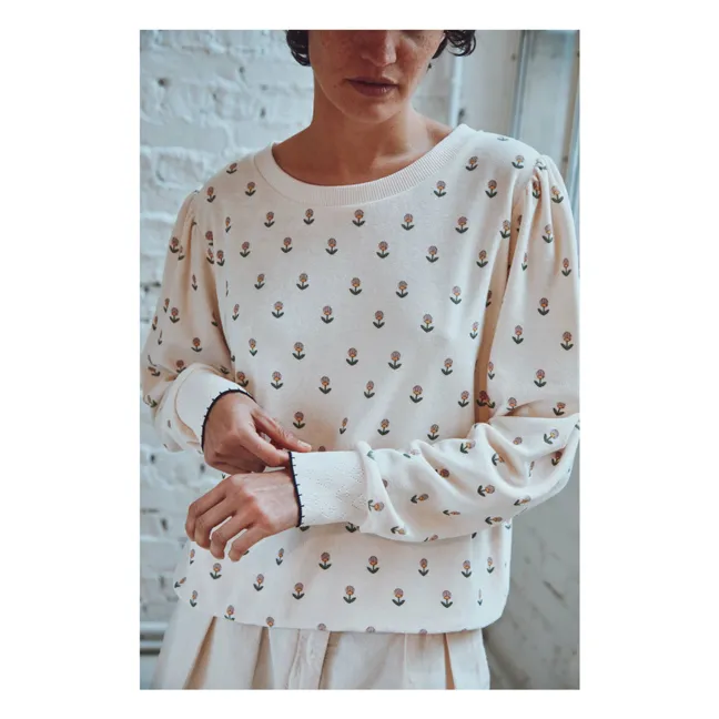 Sweatshirt Bela Blumen Frottee | Seidenfarben