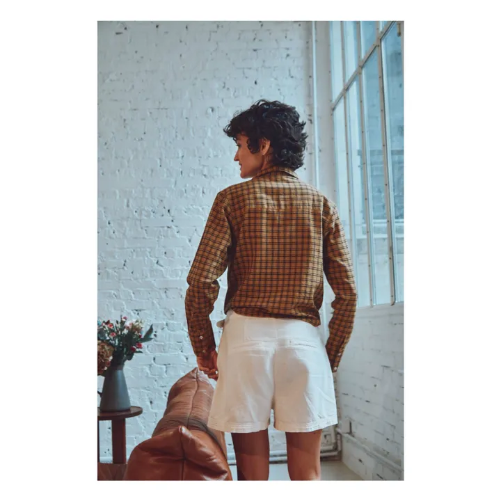 Chemise Barilou Carreaux | Camel- Image produit n°4
