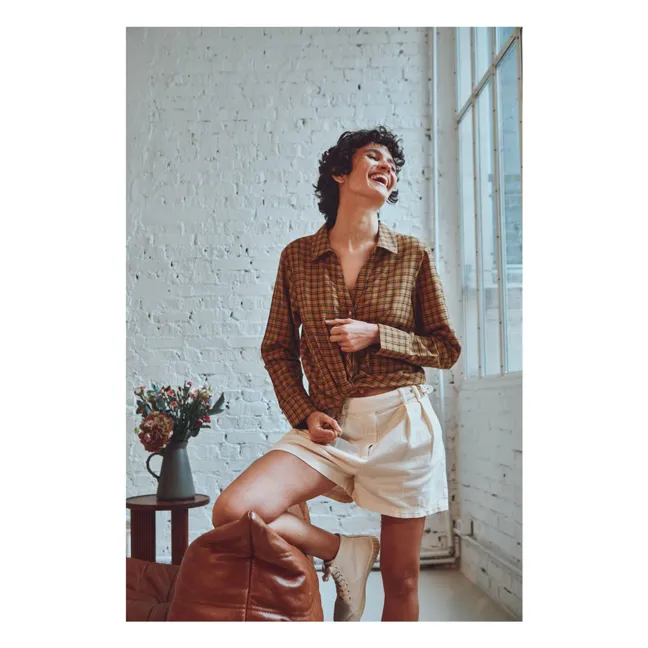 Camisa de cuadros Barilou | Camel