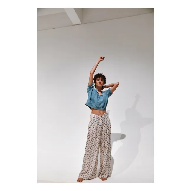 Bluse Bolero Denim | Blau