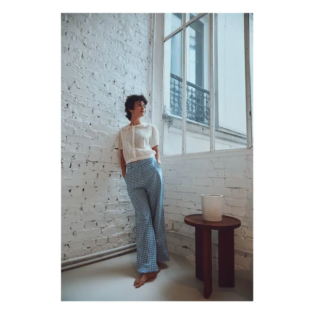 Bailey Embroidered Blouse | Ecru